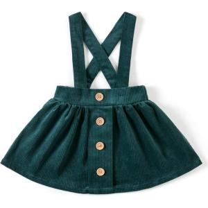 imageSimplee kids Toddler Girl Dress Girls Corduroy Sleeveless Dress for Fall 3M10TTfallteal Green