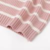imageSimplee kids Baby Pullover Sweater Valentines Outfit Love Embroidery Knit Sweaters Coat for Autumn Fall and WinterPink Stripe