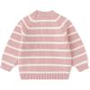 imageSimplee kids Baby Pullover Sweater Valentines Outfit Love Embroidery Knit Sweaters Coat for Autumn Fall and WinterPink Stripe
