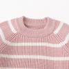 imageSimplee kids Baby Pullover Sweater Valentines Outfit Love Embroidery Knit Sweaters Coat for Autumn Fall and WinterPink Stripe
