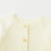 imageSimplee kids Baby Sweater Cardigan Jacquard CableKnit Spring Coat Long Sleeve Cardigan for Baby GirlAbeige