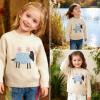 imageSimplee kids Baby Girl Knit Sweater with Bear in The Pocket Toddler Pullover Sweater Cute Fall Winter ClothesEsheep