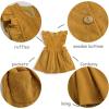 imageSimplee kids Toddler Girl Dress Girls Corduroy Sleeveless Dress for Fall 3M10TWfallmustard