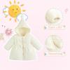imageSimplee kids Toddler Winter Coat Baby Girl Jacket With Hood Warm Newborn OuterwearWhite