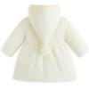 imageSimplee kids Toddler Winter Coat Baby Girl Jacket With Hood Warm Newborn OuterwearWhite