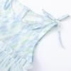 imageSimplee kids Baby Girls Summer Romper Onesie Infant Newborn Floral Ruffled Sleeveless BodysuitBlue Tulle