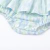 imageSimplee kids Baby Girls Summer Romper Onesie Infant Newborn Floral Ruffled Sleeveless BodysuitBlue Tulle