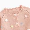 imageSimplee kids Baby Sweater Animal Leopard Printed Baby Cardigan for Autumn FallAflowerpink