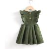 imageSimplee kids Toddler Girl Dress Girls Corduroy Sleeveless Dress for Fall 3M10TWfallgreen