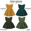 imageSimplee kids Toddler Girl Dress Girls Corduroy Sleeveless Dress for Fall 3M10TWfallgreen