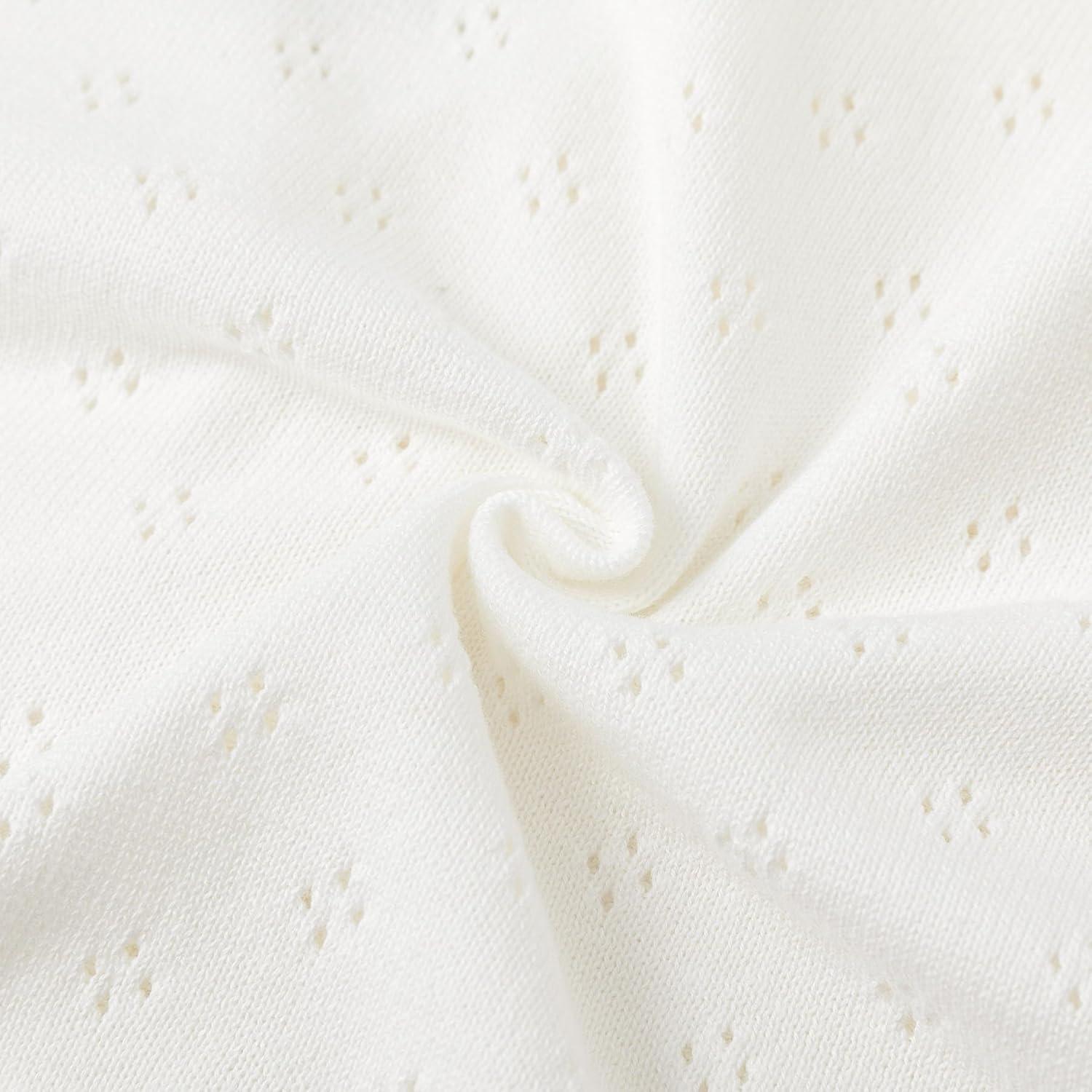 imageSimplee kids Baby Girl Knit Cardigan Sweater Cream Cotton Autumn CoatAwhite Strawberry