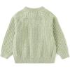 imageSimplee kids Baby Cardigan Cable Knit Toddler Cardigan Long Sleeve Fall Winter Open Front Knit SweatersCbean Paste Green