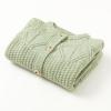 imageSimplee kids Baby Cardigan Cable Knit Toddler Cardigan Long Sleeve Fall Winter Open Front Knit SweatersCbean Paste Green