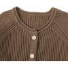 imageSimplee kids Baby Cardigan Cable Knit Toddler Cardigan Long Sleeve Fall Winter Open Front Knit SweatersCcoffeecolored