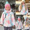 image:imageSimplee kids Girls Waterproof Snow Jacket Fleece Winter Windproof Ski Jackets for Toddler Girls Hooded Warm CoatOpink Snow Mountain