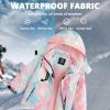image:imageSimplee kids Girls Waterproof Snow Jacket Fleece Winter Windproof Ski Jackets for Toddler Girls Hooded Warm CoatOpink Snow Mountain
