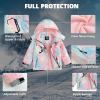 image:imageSimplee kids Girls Waterproof Snow Jacket Fleece Winter Windproof Ski Jackets for Toddler Girls Hooded Warm CoatOpink Snow Mountain