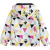 image:imageSimplee kids Girls Waterproof Snow Jacket Fleece Winter Windproof Ski Jackets for Toddler Girls Hooded Warm CoatRgeometry