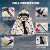image:imageSimplee kids Girls Waterproof Snow Jacket Fleece Winter Windproof Ski Jackets for Toddler Girls Hooded Warm CoatRgeometry