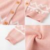 image:imageSimplee kids Baby Cardigan Cable Knit Toddler Cardigan Long Sleeve Fall Winter Open Front Knit SweatersCcherry Blossom Pink