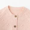image:imageSimplee kids Baby Cardigan Cable Knit Toddler Cardigan Long Sleeve Fall Winter Open Front Knit SweatersClight Pink