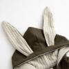 image:imageSimplee kids Animal Bunny Baby Easter Romper Long Ear Rabbit Hoodie Romper Jumpsuit with Zipper7army Green