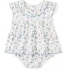 image:imageSimplee kids Baby Girls Romper Sleeveless Summer Outfits Rompers baby rompers girl Floral Pattern Button One Piece OutfitBlue Rabbit