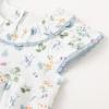 image:imageSimplee kids Baby Girls Romper Sleeveless Summer Outfits Rompers baby rompers girl Floral Pattern Button One Piece OutfitBlue Rabbit