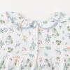 image:imageSimplee kids Baby Girls Romper Sleeveless Summer Outfits Rompers baby rompers girl Floral Pattern Button One Piece OutfitBlue Rabbit
