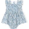 image:imageSimplee kids Baby Girls Romper Sleeveless Summer Outfits Rompers baby rompers girl Floral Pattern Button One Piece OutfitDiamond Blue Floral