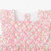 image:imageSimplee kids Baby Girls Romper Sleeveless Summer Outfits Rompers baby rompers girl Floral Pattern Button One Piece OutfitDiamond Pink Floral