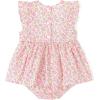 image:imageSimplee kids Baby Girls Romper Sleeveless Summer Outfits Rompers baby rompers girl Floral Pattern Button One Piece OutfitDiamond Pink Floral