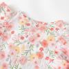 image:imageSimplee kids Baby Infant Girls Summer Romper Dress Summer Cotton Ruffle Sleeve Floral Onesies for 3 Months Pink Floral