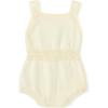 image:imageSimplee kids Baby Girl Knit Romper Fall Sleeveless Pompoms Rompers Newborn Little Girl Overall Jumpsuit OutfitsAbeige Floral