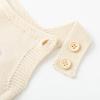 image:imageSimplee kids Baby Girl Knit Romper Fall Sleeveless Pompoms Rompers Newborn Little Girl Overall Jumpsuit OutfitsAbeige Floral