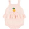 image:imageSimplee kids Baby Girl Knit Romper Fall Sleeveless Pompoms Rompers Newborn Little Girl Overall Jumpsuit OutfitsApink Ruffle