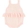 image:imageSimplee kids Baby Girl Knit Romper Fall Sleeveless Pompoms Rompers Newborn Little Girl Overall Jumpsuit OutfitsApink Ruffle