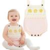 image:imageSimplee kids Baby Girl Knit Romper Fall Sleeveless Pompoms Rompers Newborn Little Girl Overall Jumpsuit OutfitsApink Floral