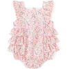 image:imageSimplee kids Baby Girls Romper Sleeveless Summer Outfits Rompers Pink Floral Pattern for 36 Months