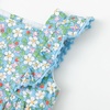 image:imageSimplee kids Baby Girls Romper Sleeveless Summer Outfits Rompers with Blue Floral Pattern for 612 Months