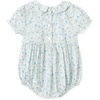 image:imageSimplee kids Baby Girl Floral Romper Summer Short Sleeve Ruffled Infant Romper for 324 MonthsBluegreen