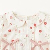 image:imageSimplee kids Baby Girl Floral Romper Summer Short Sleeve Ruffled Infant Romper for 324 MonthsPink Rose