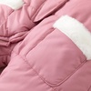 image:imageSimplee kids Baby Infant Boys Girls Snowsuit Winter Hooded Footed Warm Jumpsuit Outerwear with Gloves for 324 MonthsLake Pink