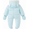image:imageSimplee kids Baby Infant Boys Girls Snowsuit Winter Hooded Footed Warm Jumpsuit Outerwear with Gloves for 324 MonthsLight Blue