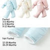 image:imageSimplee kids Baby Infant Boys Girls Snowsuit Winter Hooded Footed Warm Jumpsuit Outerwear with Gloves for 324 MonthsLight Blue