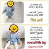 image:imageSimplee kids Baby Girl Romper Long Sleeve Ruffle Fall Spring Outfits 03TAblue