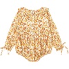 image:imageSimplee kids Baby Girl Romper Long Sleeve Ruffle Fall Spring Outfits 03TAorangefloral