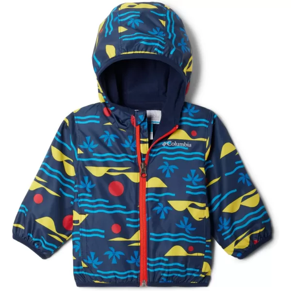 imageColumbia Baby Boys Mini Pixel Grabber Ii Wind JacketCollegiate Navy Seaside