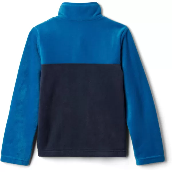 imageColumbia Baby Steens MTN 14 Snap Fleece PullOverCollegiate Navy  Bright Indigo