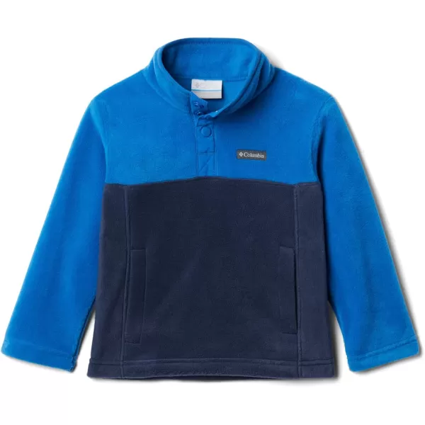 imageColumbia Baby Steens MTN 14 Snap Fleece PullOverCollegiate Navy  Bright Indigo